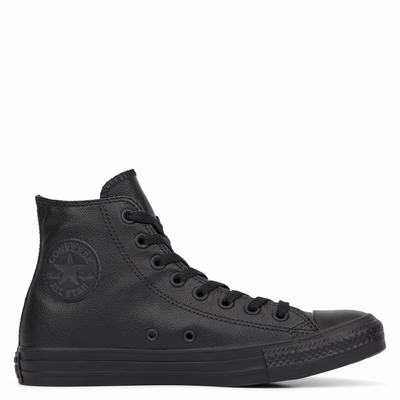 Converse Chuck Taylor All Star Mono Leather - Miesten Saappaat - Mustat